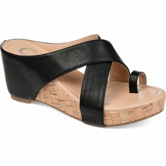 JOURNEE COLLECTION RAYNA WEDGE SANDAL - Picture 1 of 15